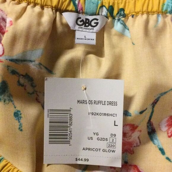 GByGuess Yellow Floral Dress - Picture 4 of 6